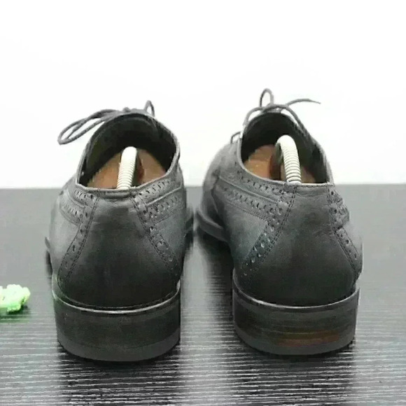 Donald Plinier Emerik Men’s Black Distressed Leath - Picture 6 of 12